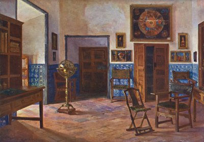 El Escorial : Chambre de Philippe II - Emilio Poy Dalmau