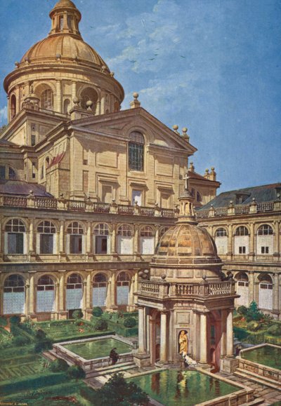 El Escorial : Patio de Los Evangelistas - Emilio Poy Dalmau