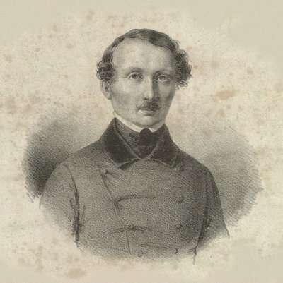 Portrait du compositeur Hans Christian Lumbye - Emilius Ditlev Baerentzen
