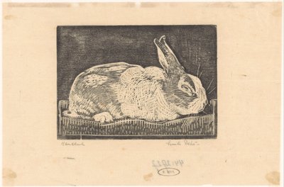 Lapin - Emilius Wilhelmus Dehé (signed by artist)