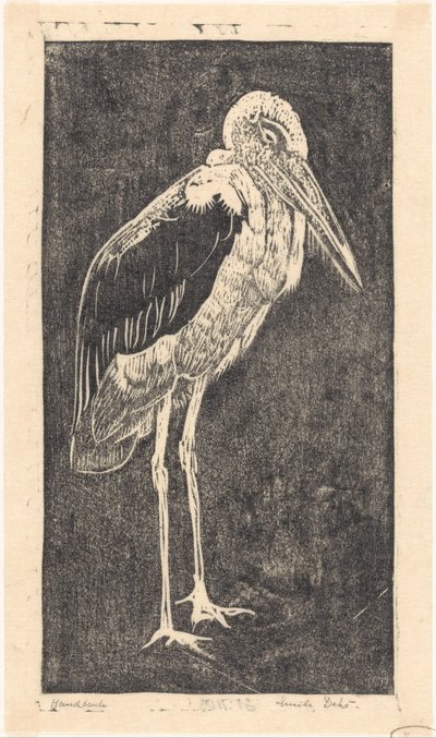 Marabout - Emilius Wilhelmus Dehé (signed by artist)