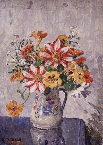 Nature morte avec des fleurs dans un pichet - Emily Beatrice Bland