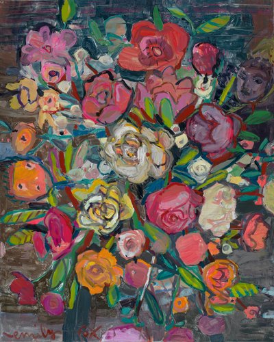 Abondance, 2021 (huile sur toile) - Emily Fox King