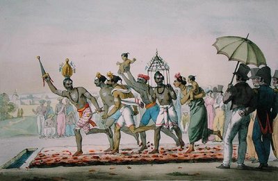 Festival de marche sur le feu, Inde, de 