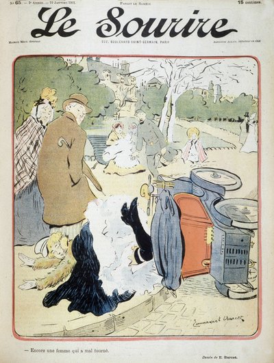 Accident de voiture : « Encore une femme qui se trompe. » Illustration d