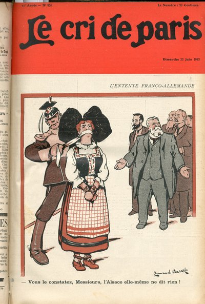 Couverture de « Le Cri de Paris », Satirique en Couleurs - Emmanuel Barcet