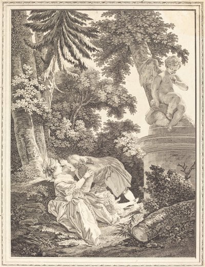La nuit - Emmanuel Jean Nepomucène de Ghendt after Pierre Antoine Baudouin