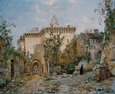 Porte du château de Loches, 1888 - Emmanuel Lansyer