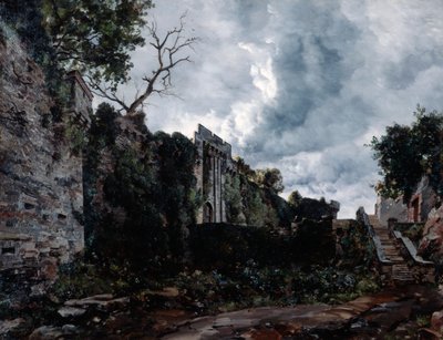 Porte principale du Château de Clisson, 1884 - Emmanuel Lansyer