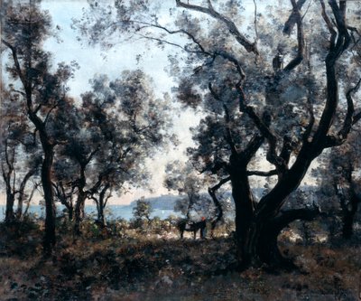 Oliviers autour du Cap Martin, 1891 - Emmanuel Lansyer