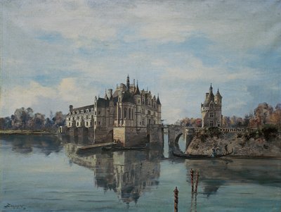 Le château de Chenonceau, août 1891 - Emmanuel Lansyer