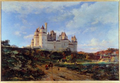 Vue du château de Pierrefonds dans l