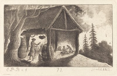 La cabane avec des enfants qui se battent - Emmanuel Phélippes Beaulieu