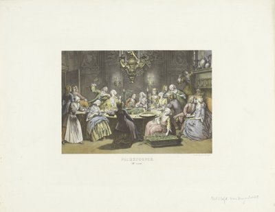Compagnie à table faisant des nœuds de palmier - Emrik and Binger