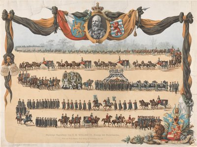 Funérailles solennelles de S.M. Guillaume III, roi des Pays-Bas (...) 4 décembre 1890 - Emrik and Binger