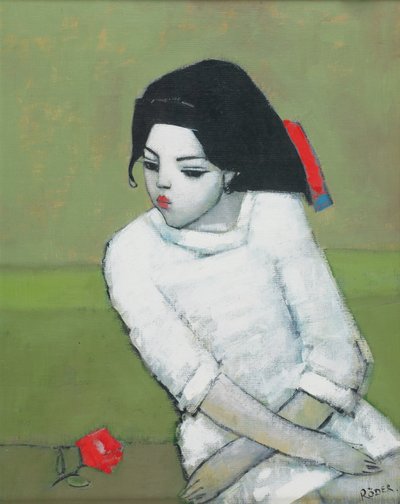 Lizzie en blanc - Endre Roder