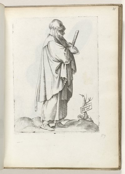 Femme en vêtements espagnols vers 1550 - Enea Vico