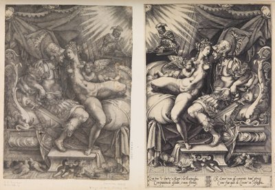 Mars et Vénus, 1543 - Enea Vico