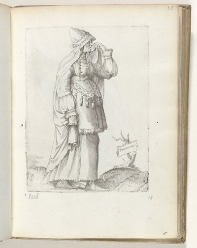 Femme tartare, vers 1550 - Enea Vico