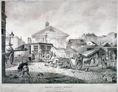 Marché de Covent Garden, Westminster, Londres, 1815 - Engelmann and Company