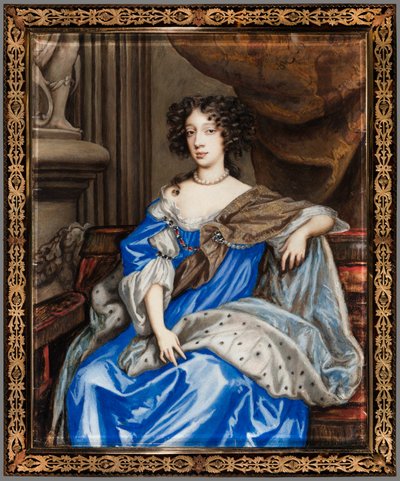 Portrait de Marie de Modène, vers 1673 - English Nicholas Dixon c. 1645¨after 1708.