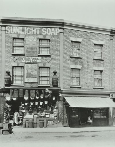 3-4 Gainsborough Road : élévations avant, Londres, 1899 - English Photographer