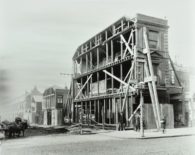 85 Stoke Newington Road : coin de Stoke Newington Road et Prince George Road, 1897 - English Photographer