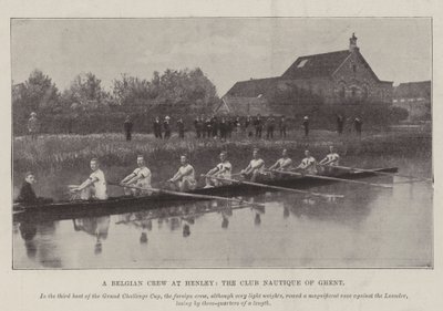 Un équipage belge à Henley, le Club Nautique de Gand - English Photographer