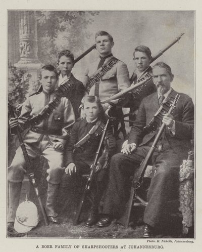 Une famille boer de tireurs d