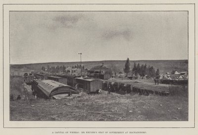 Une capitale sur roues, le siège du gouvernement de M. Kruger à Machadodorp - English Photographer