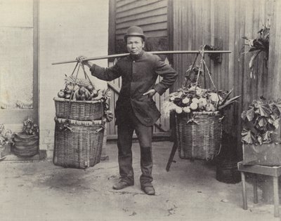 Un vendeur de légumes chinois - English Photographer