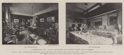Un club de couronnement, rendez-vous central pour les troupes coloniales actuellement à Londres - English Photographer