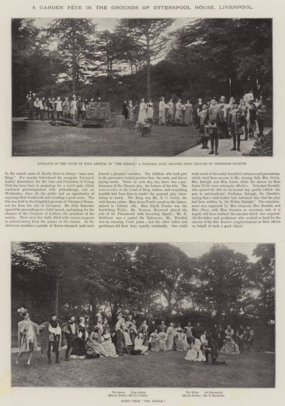 Une fête de jardin dans les jardins de la maison Otterspool, Liverpool - English Photographer