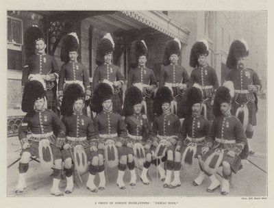 Un groupe de Gordon Highlanders, les garçons de Dargai - English Photographer