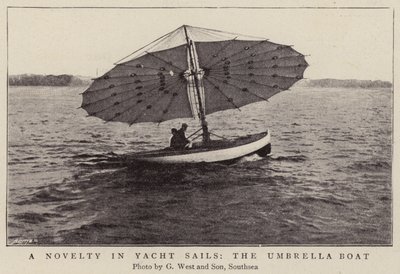 Une nouveauté dans les voiles de yacht, le bateau parapluie - English Photographer