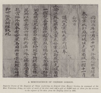 Un souvenir de Gordon le Chinois - English Photographer
