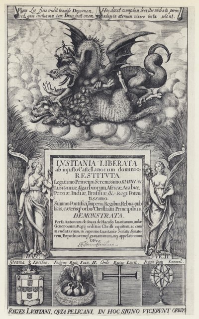 A de Sousa de Macedo, Lusitania liberata, R Heron 1645 - English Photographer