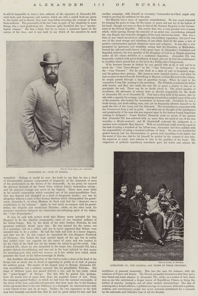 Alexandre III de Russie - English Photographer
