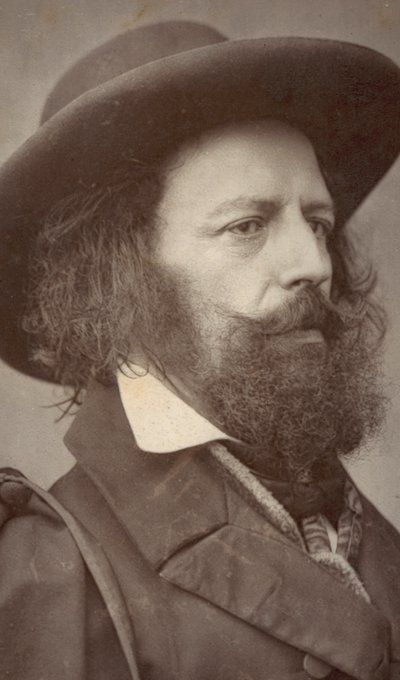 Alfred Lord Tennyson, poète, portrait - English Photographer