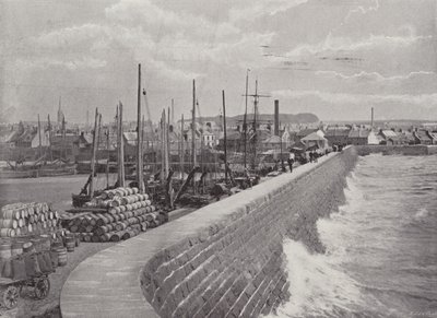 Arbroath, le mur de protection - English Photographer