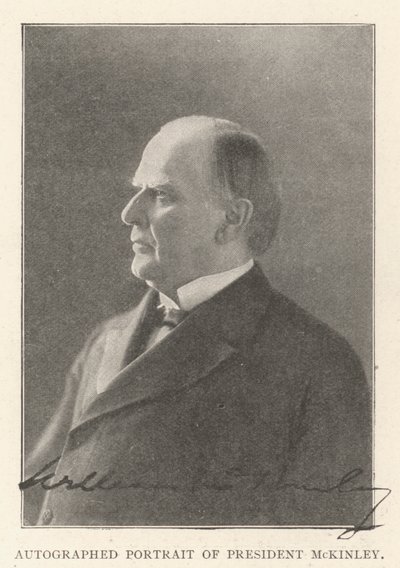 Portrait autographe du président McKinley - English Photographer