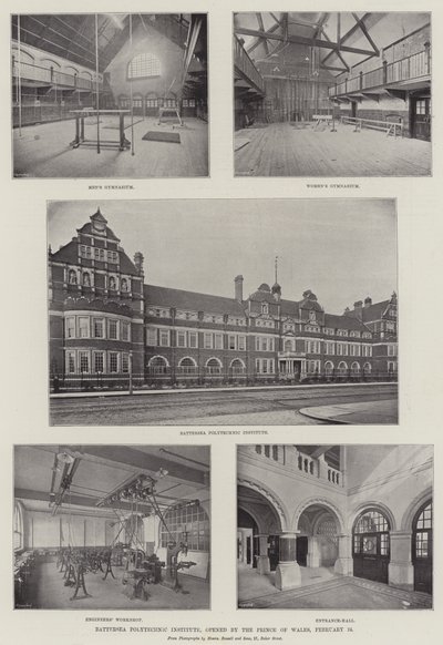 Institut polytechnique de Battersea, ouvert par le prince de Galles, 24 février - English Photographer