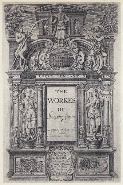 Ben Jonson, Les œuvres, W Stansby 1616 - English Photographer