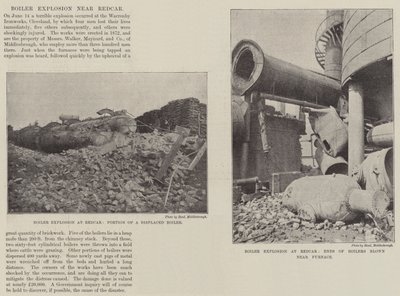 Explosion de chaudière près de Redcar - English Photographer
