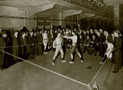 Boxe au Regent Street Polytechnic - English Photographer