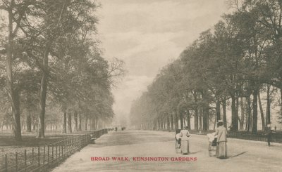 Broad Walk, jardins de Kensington - English Photographer