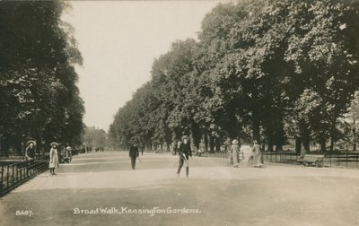 Broad Walk, jardins de Kensington - English Photographer