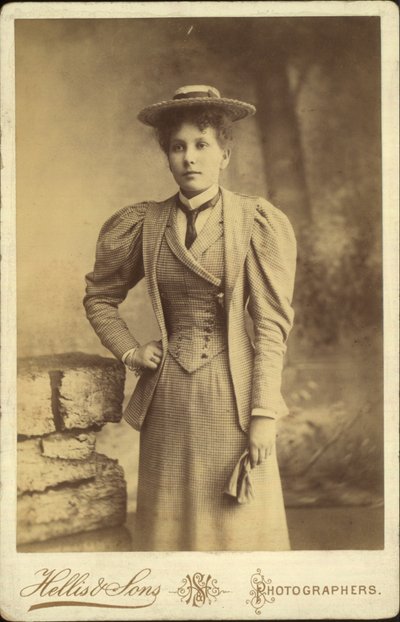 Carte de cabinet, portrait d