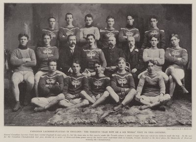 Joueurs de crosse canadiens en Angleterre, l