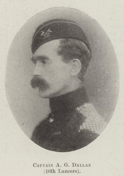 Capitaine A G Dallas, 16e Lanciers - English Photographer